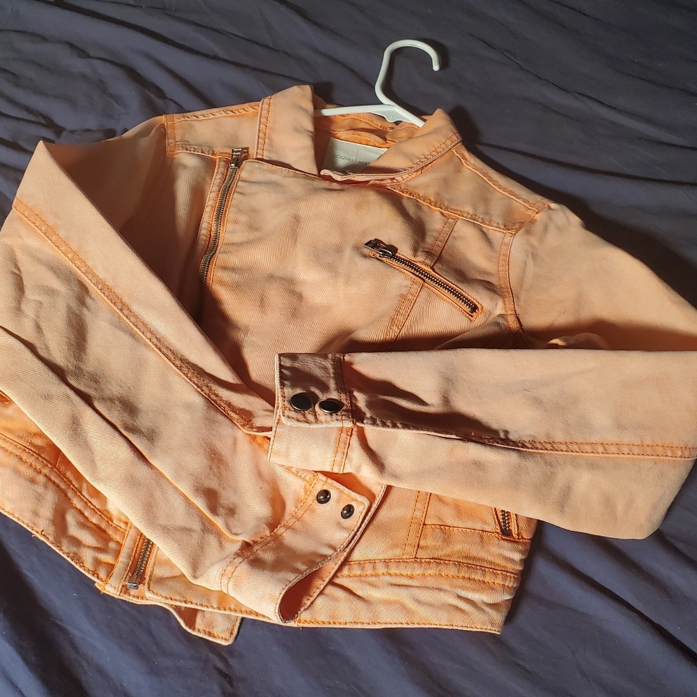 Pink Denim, zip-up jacket